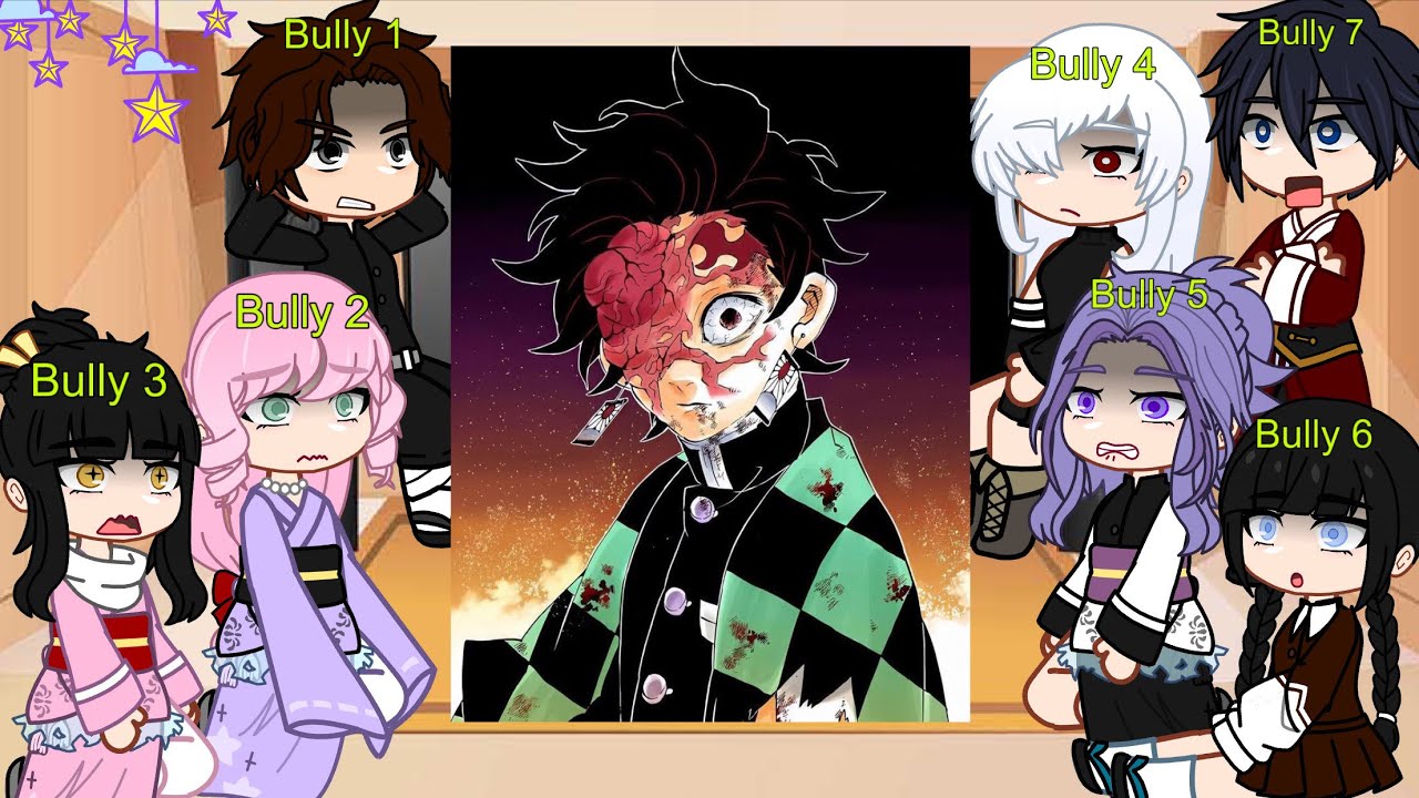 || Tanjiro’s bullies react to him || Gachaclub || Full Ver]