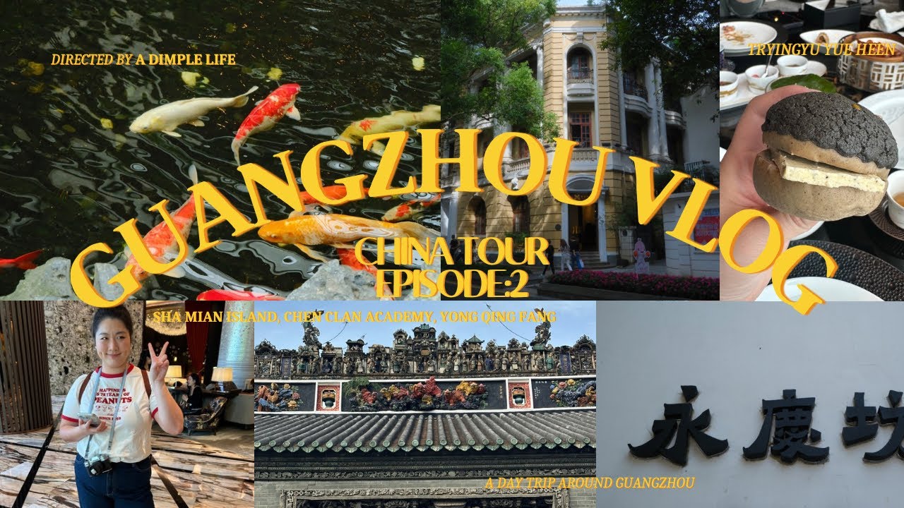 GUANGZHOU VLOG 🇨🇳 12 hours to see what this city has to offer 🚌 Michelin Yumcha 🥟 local cuisine 🪿