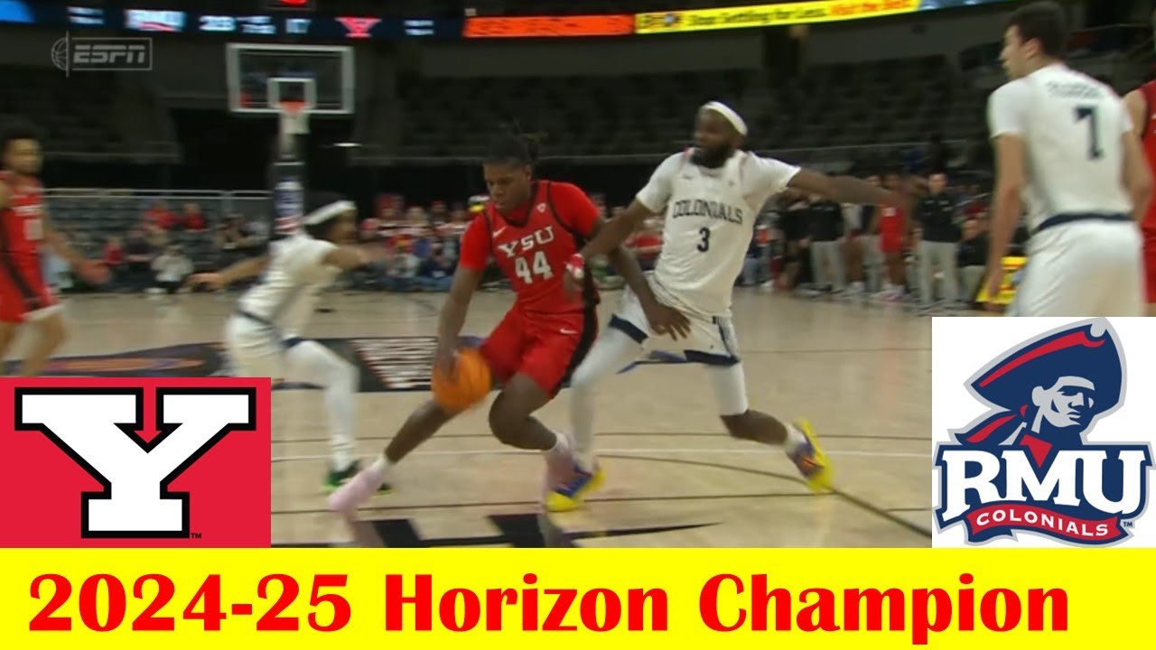Youngstown State vs Robert Morris Basketball Game Highlights, 2024-25 Horizon Championship