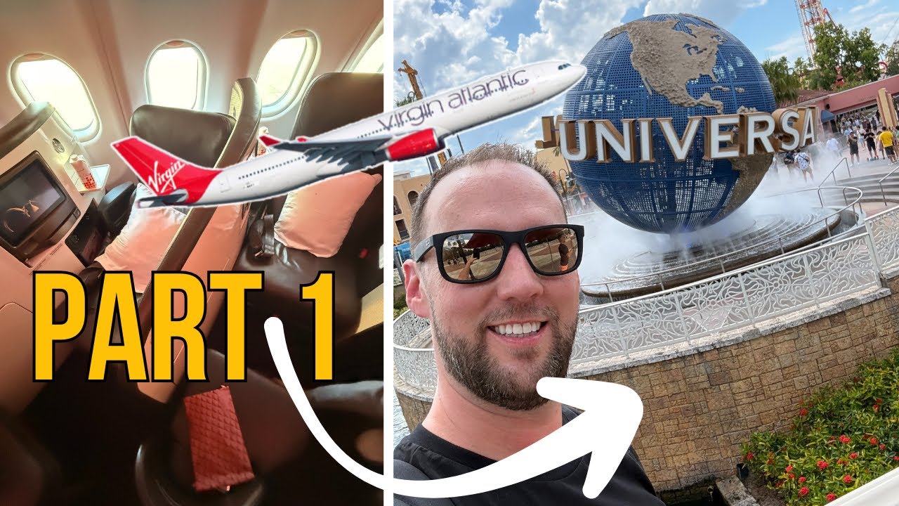 Видеоблог об Орландо, часть 1. День путешествий | Сентябрь 2025 г. | Universal Studios | Virgin A...
