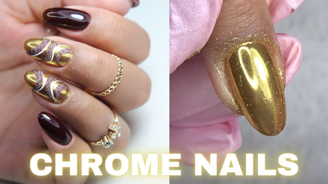 CHROME NAILS | Nailart Capodanno | New Year Nailart | Новогодний Дизайн Ногтей