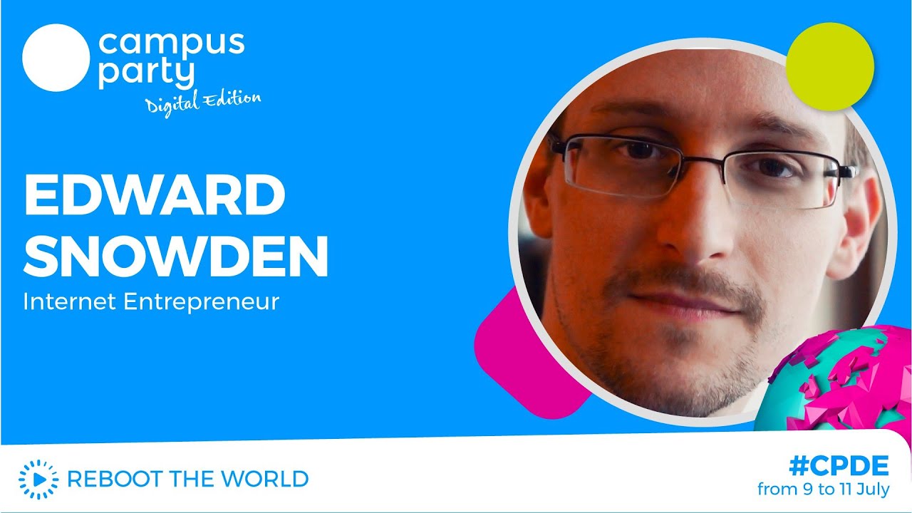 Conversation with Edward Snowden on how to reboot the world #CPDE 2020