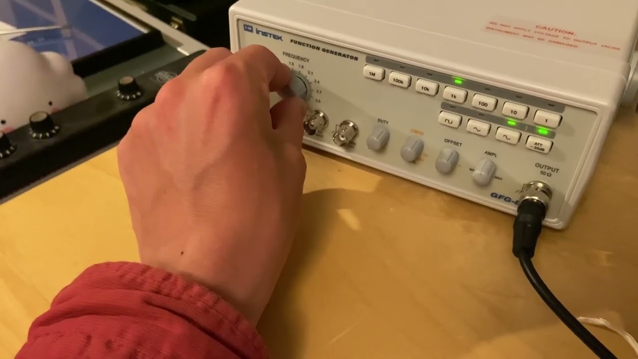 GW Instek Function generator ( GFG-8215A ) test