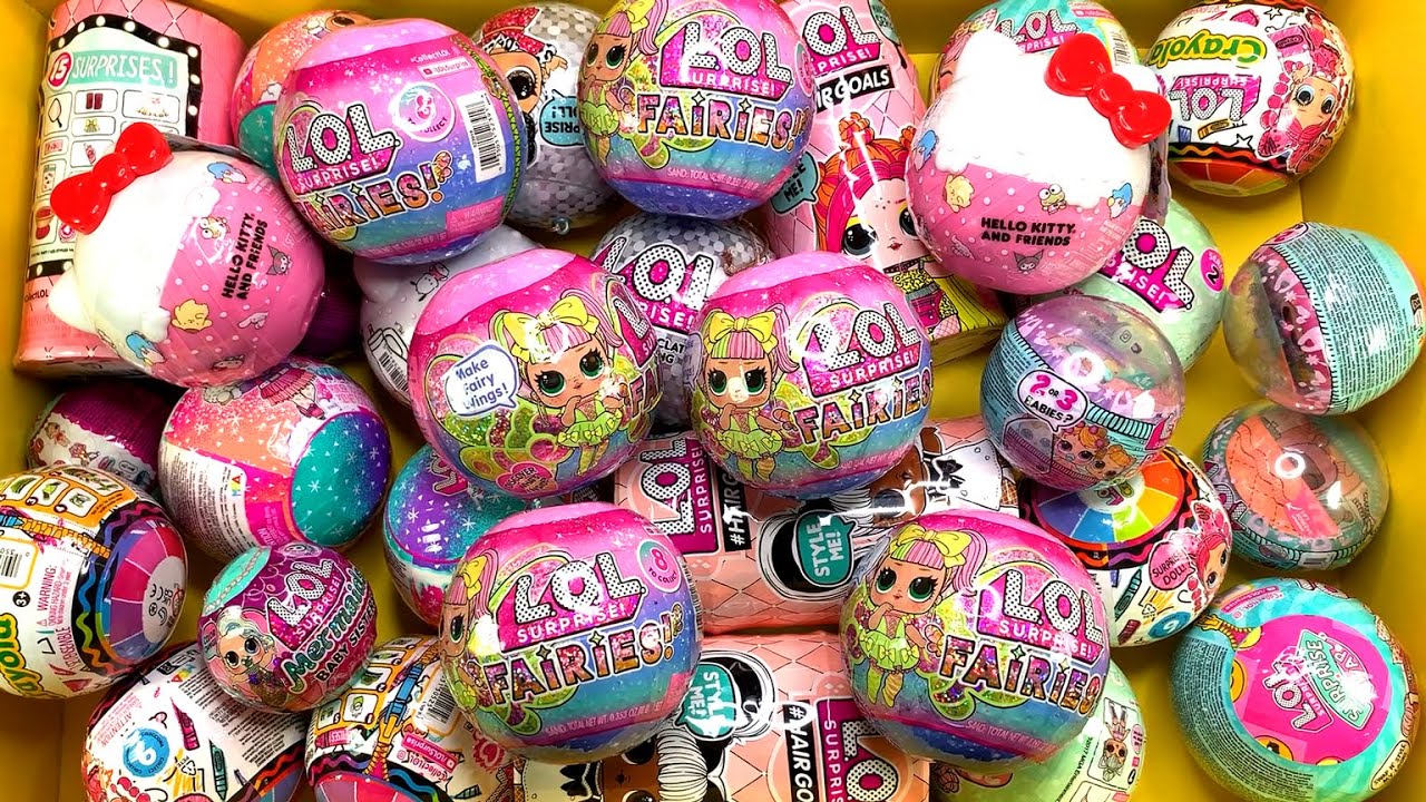 NEW!! LOL Fairies - 90 Minutes of mystery surprise toys LOL Dolls ASMR Unboxing Sounds
