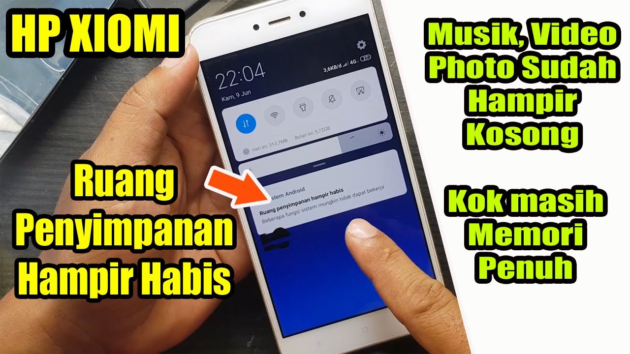Cara atasi ruang penyimpanan hampir habis XIAOMI | Membersihkan ruang penyimpanan xiaomi note 5a