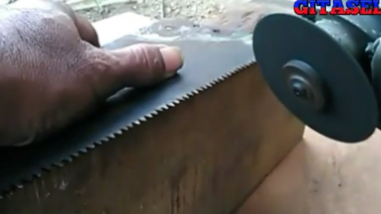 Cara membuat gigi gergaji potong