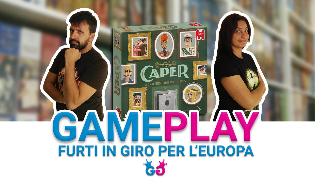 Caper, partita completa al gioco da tavolo che ci trasforma in ladri