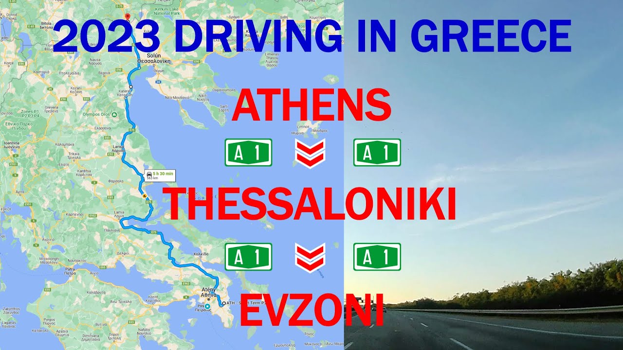 ROAD TRIP 2023 SK - Greece PART 10 Greece: A1/E75 Athens - Thessaloniki – Evzonoi