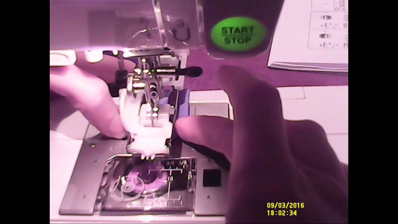 Как сделать автоматическую петлю - Janome DC4030