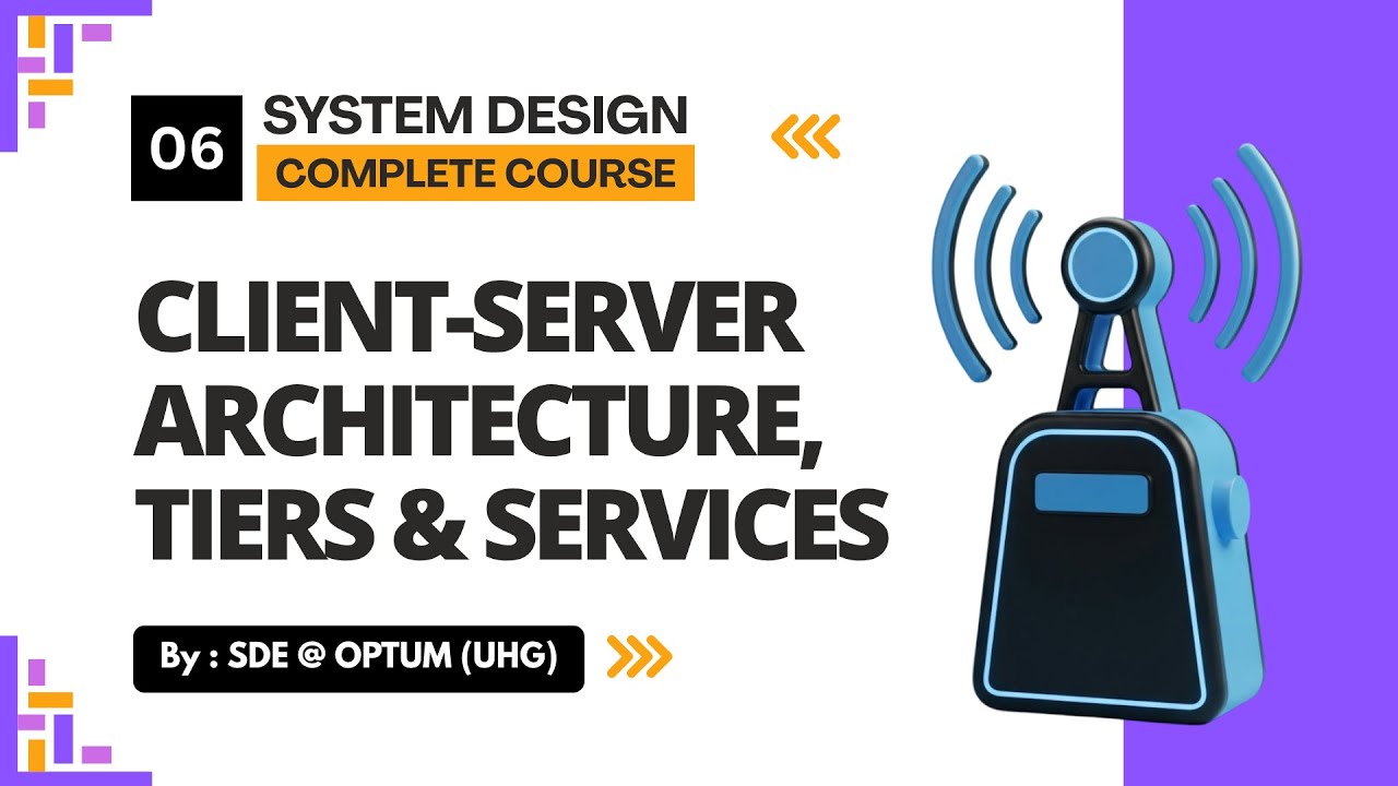 Client-Server Architecture, Types, DB, Microservices, Tiers | System Design Mastery Series | Ep. 06