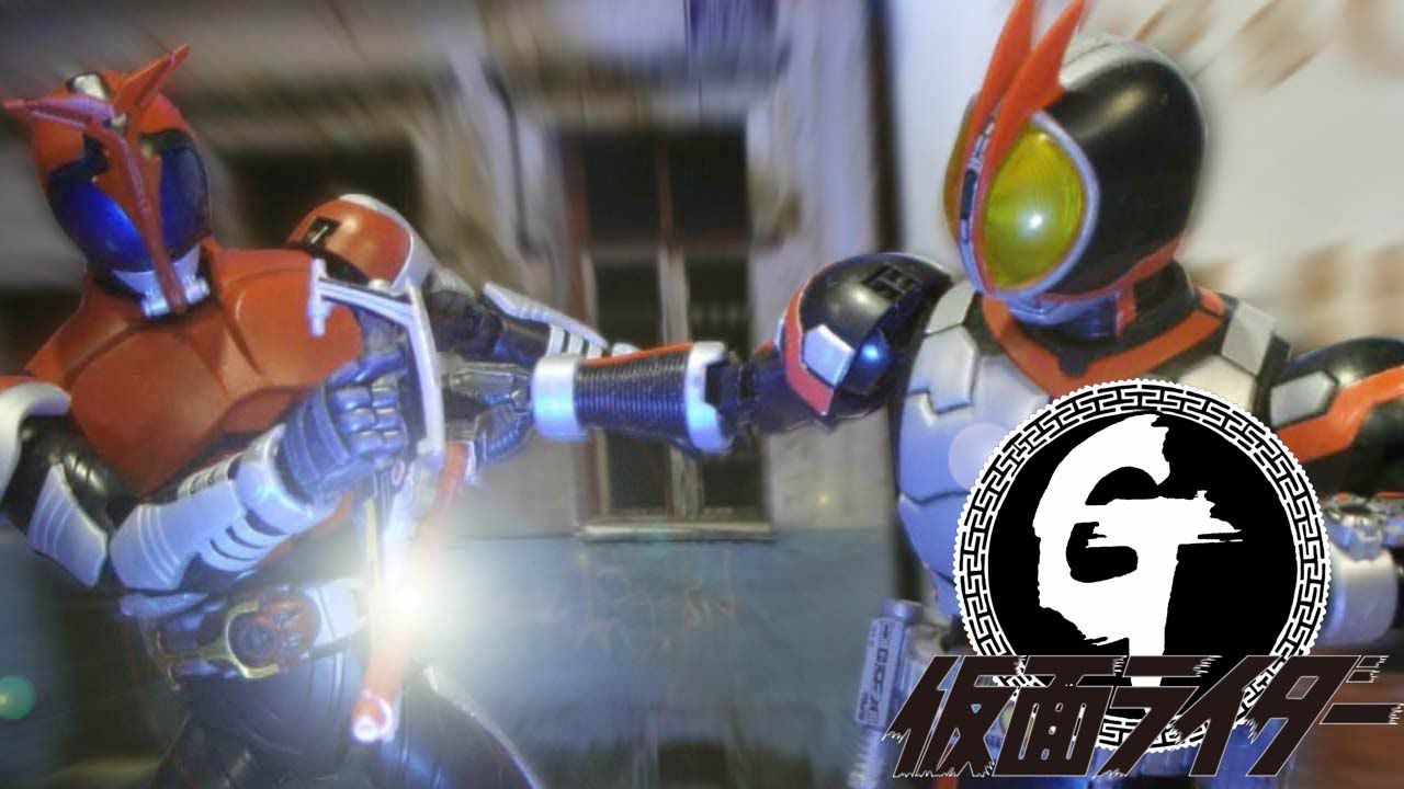 Kamen Rider Faiz VS Kabuto Stop Motion仮面ライダー555 VS 仮面ライダーカブト 假面騎士Faiz VS Kabuto / 幪面超人555 VS甲鬥王