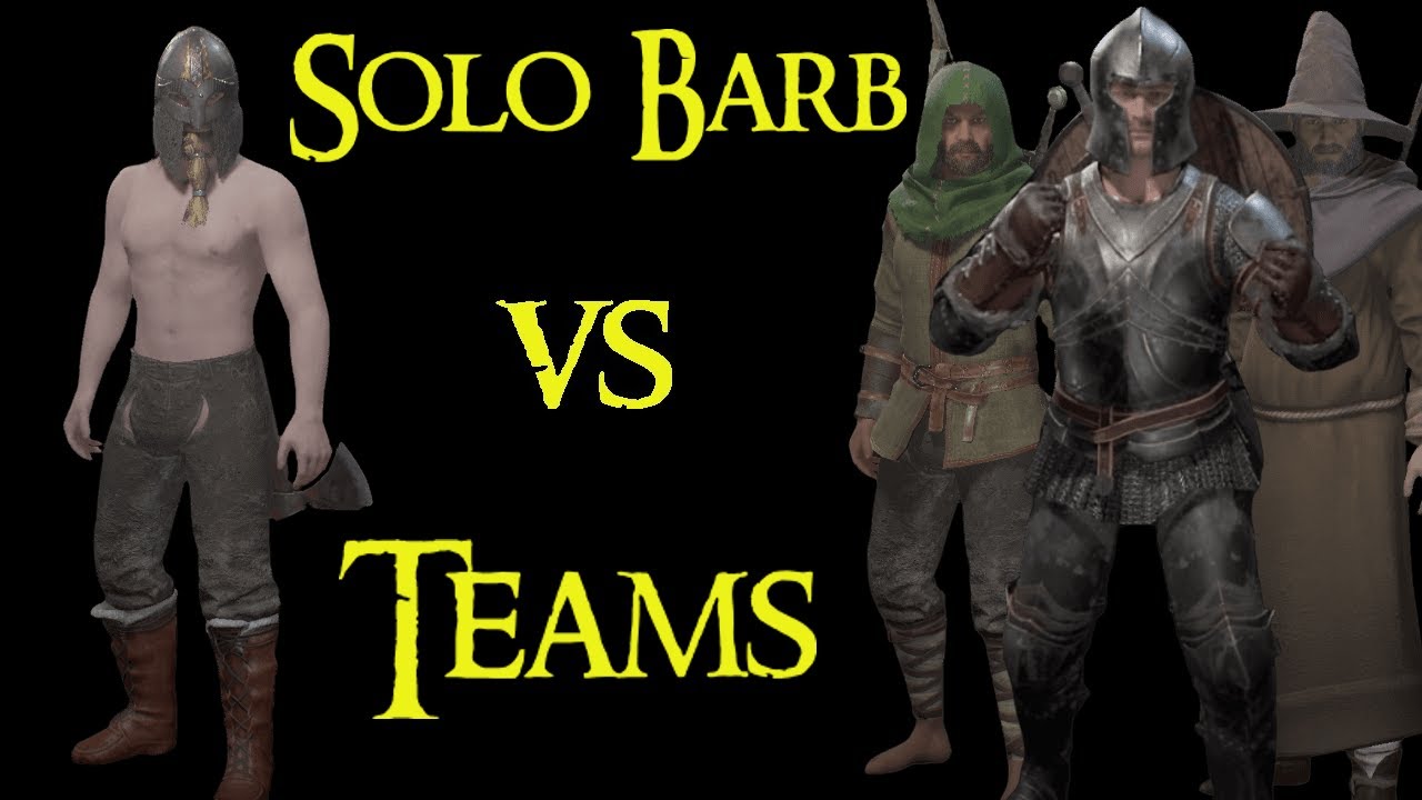 Solo Barbarian HUNTS Teams on Crypts - Dark and Darker PvP