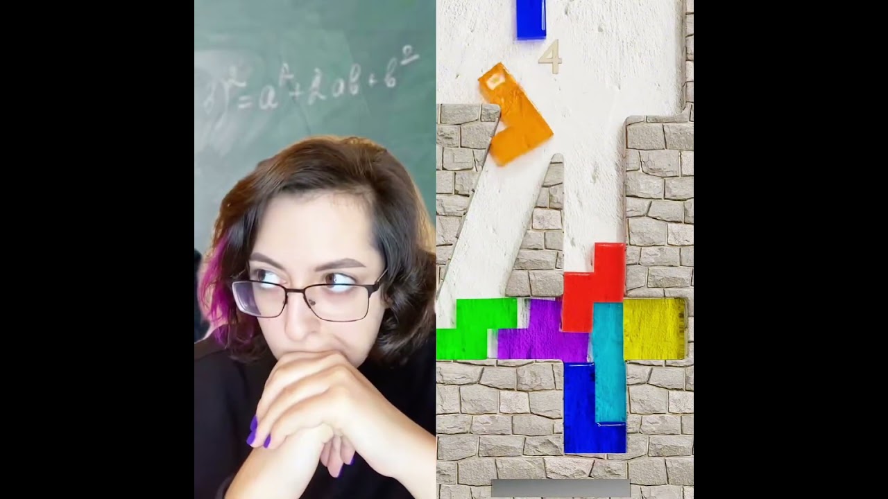 Funny College Exam Skit with Tetris-Style Animation#CollegeLife #ExamStress