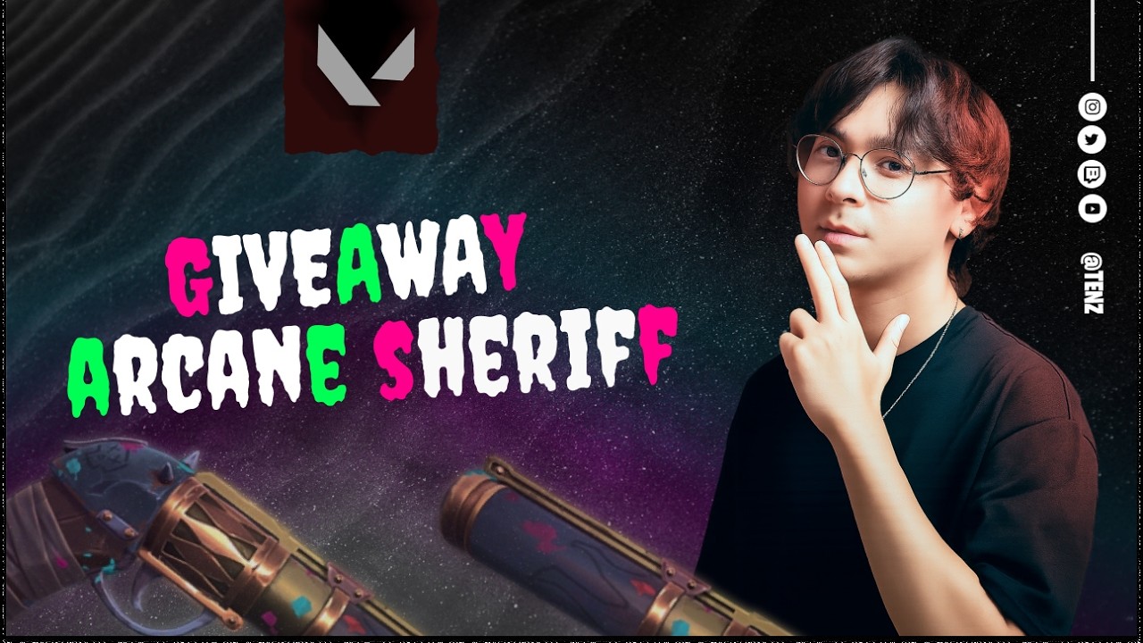 TenZ: Get your Arcane Sheriff right now! Streaming with subs in Valorant!