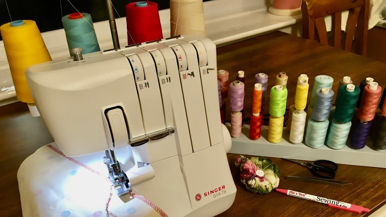 Как заправить нитку в оверлок Lidl S14-78 S0230 Aldi Necchi OV234 #overlocker #abisden