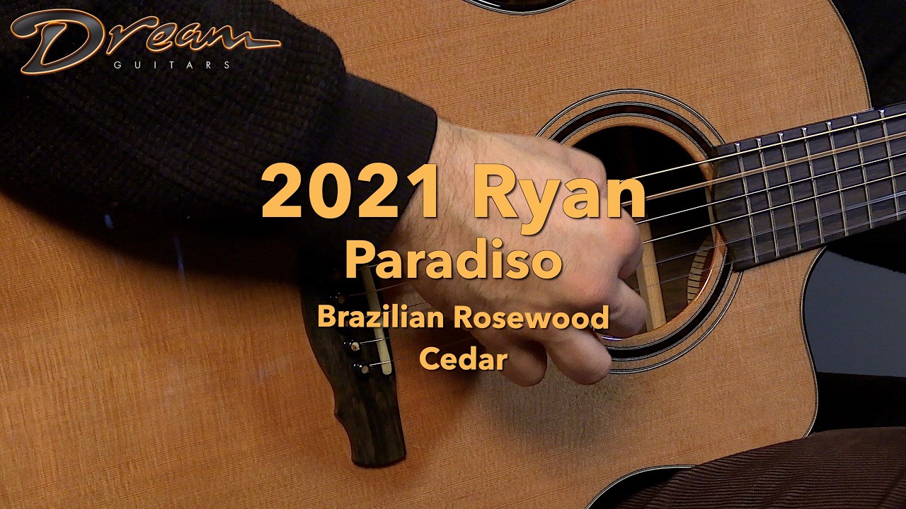 Dream Guitars - 2023 Ryan Paradiso, Brazilian Rosewood & Cedar #guitardemo #fingerstyleguitar