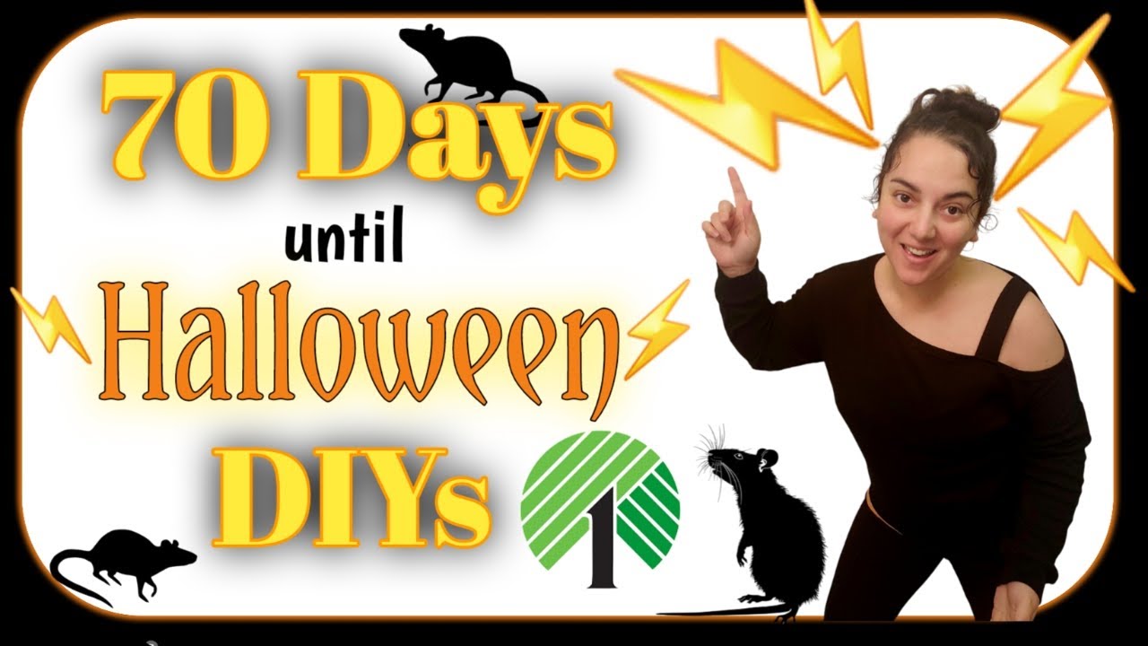 DOLLAR TREE Halloween DIYs | 70 Days till Halloween | Halloween DIYs