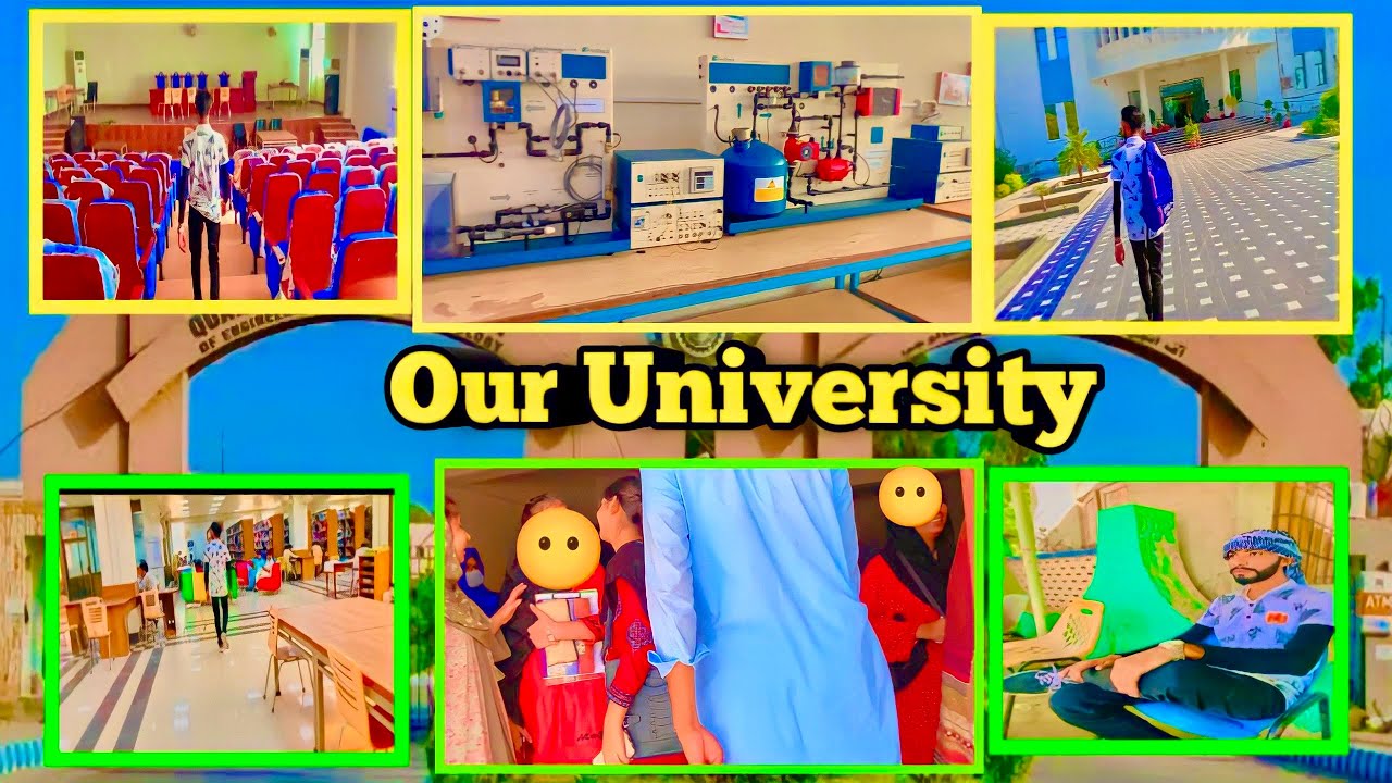 My first vlog on university Quaid e Awam university😍| quest nawabshah