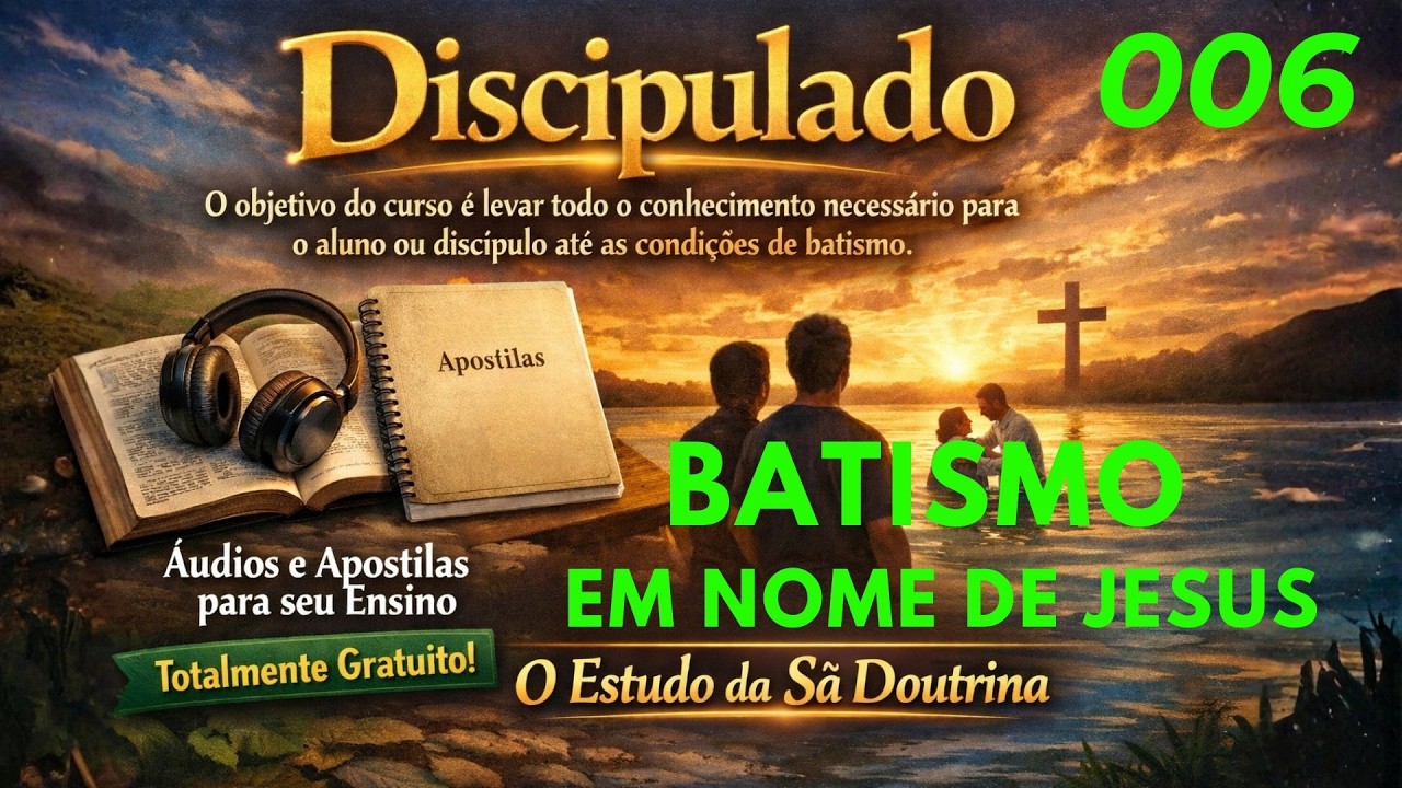 006- O BATISMO EM NOME DE JESUS📖
