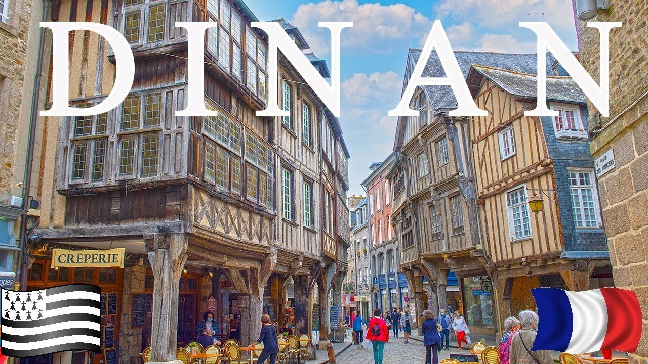 [DINAN] City Walk, Walking Tour - ville médievalle en Bretagne.