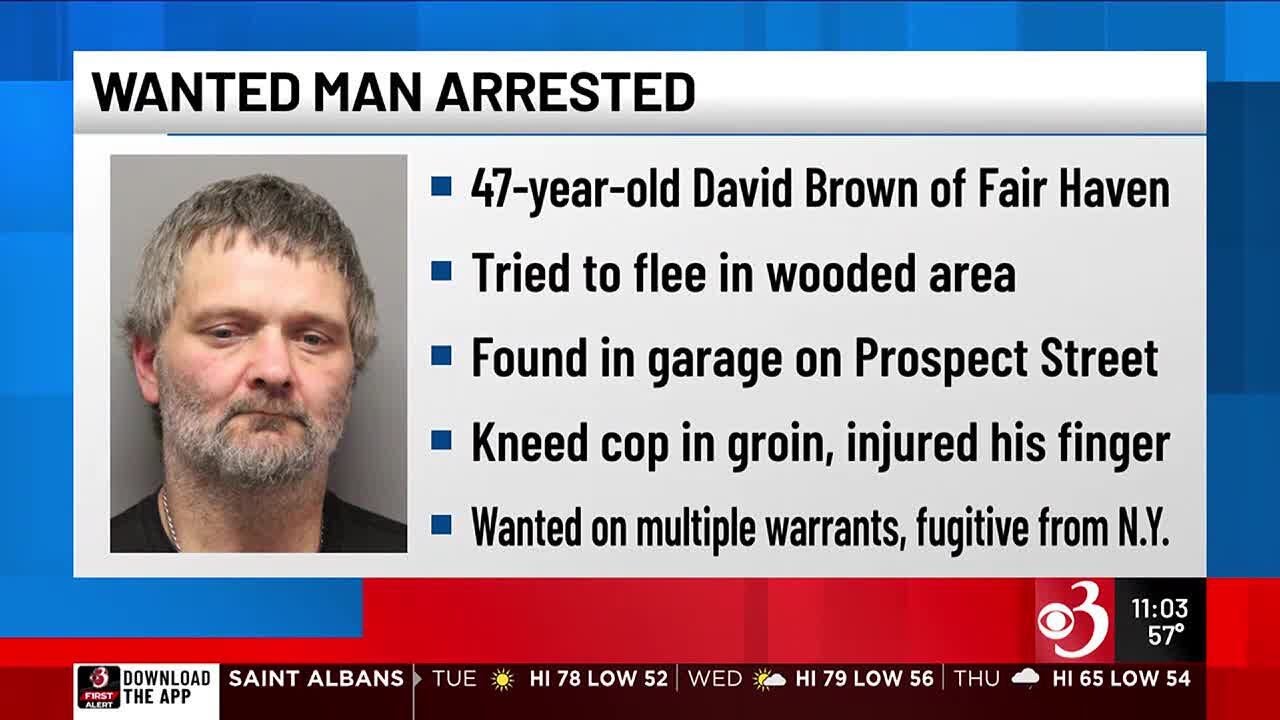 Fugitive from justice arrested in Fair Haven