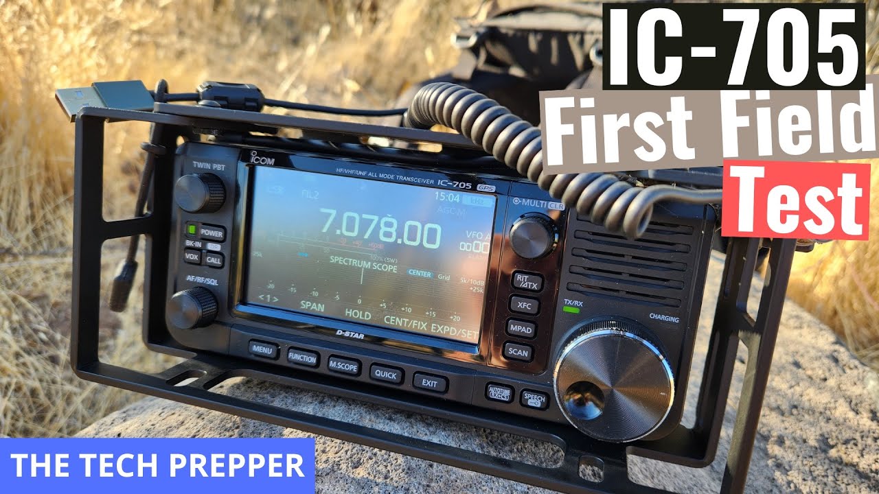 IC-705 &mdash; первое полевое испытание переносного аппарата