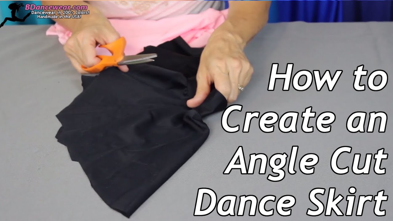 How to Create an Angle Cut Dance Skirt
