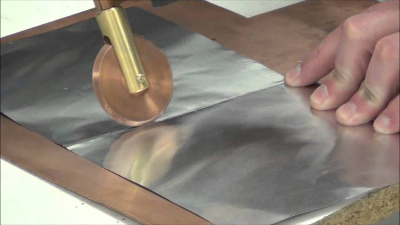 Roll Spot Weld 4mil and 1.5mil Aluminum Foil with Sunstone CD Welder and PASP Hand Piece Attachment