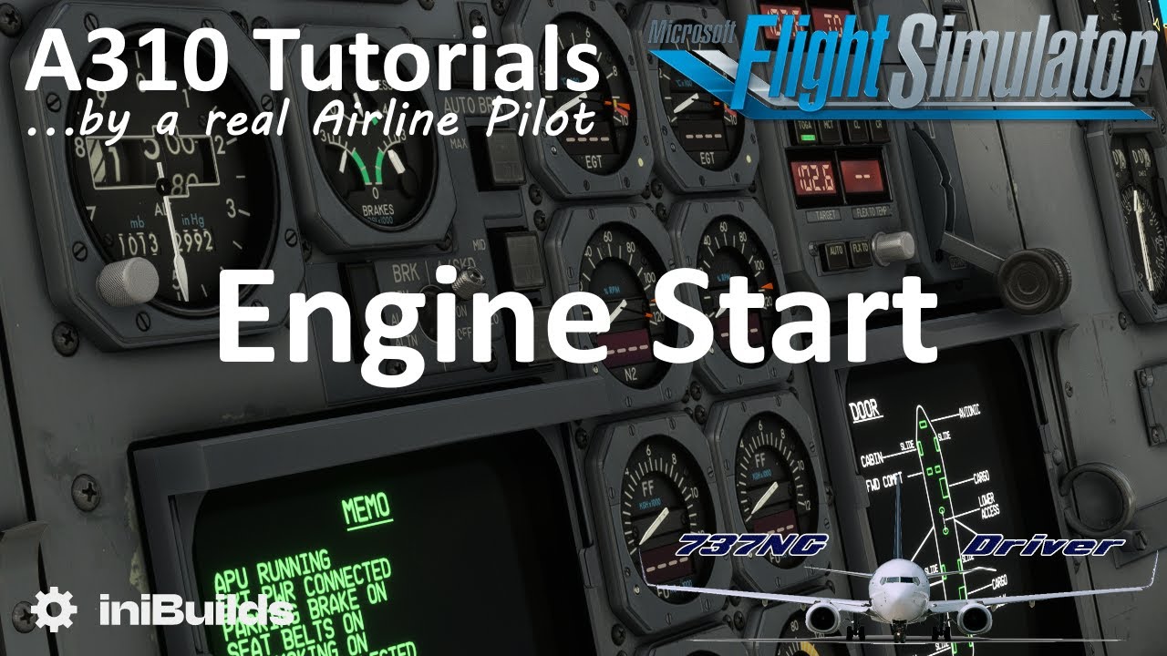 MSFS A310 Tutorial 4: Pushback, Startup, After Start Procedure | Real Airline Pilot