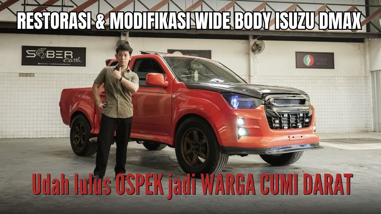 GAYA BARU BUAT PICKUP LAMA || Modifikasi Restomod Custom Wide Body & Facelift Isuzu DMax 2007 - 2021