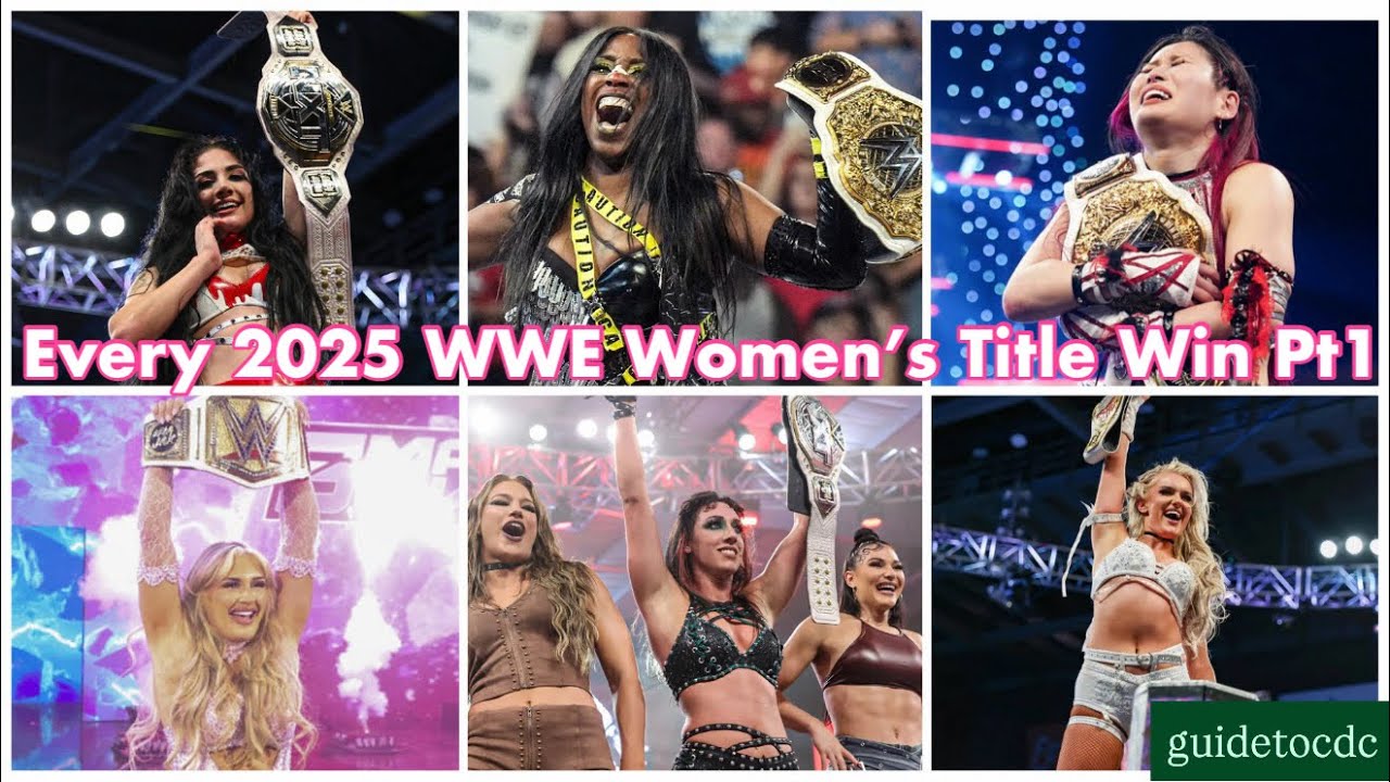 Каждый женский титул чемпиона WWE 2025 года, часть 1