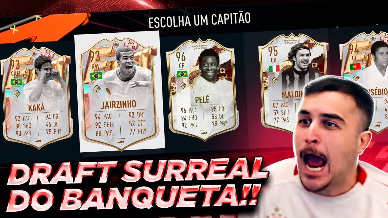 A ESCOLHA MAIS DIFÍCIL DO BANQUETA NO DRAFT SURREAL DO FIFA 23!!