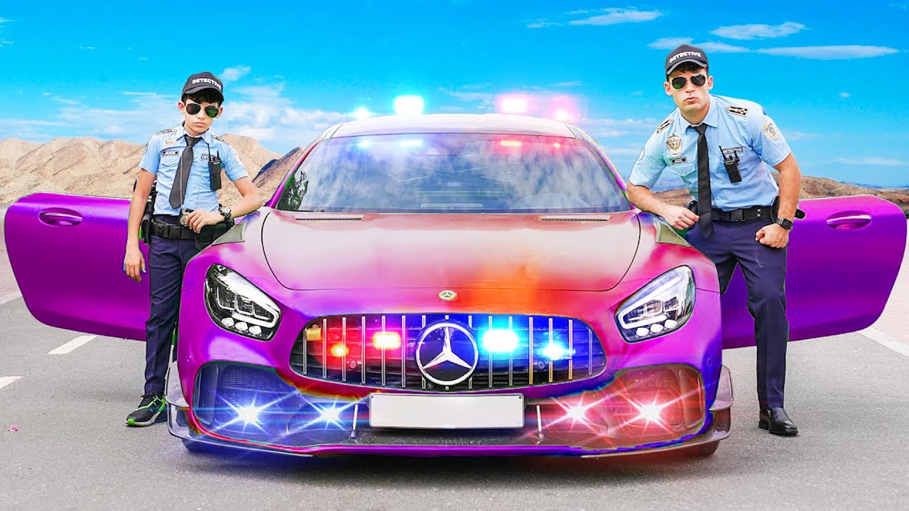 Officers Jason and Alex Mercedes Adventure in Traffic