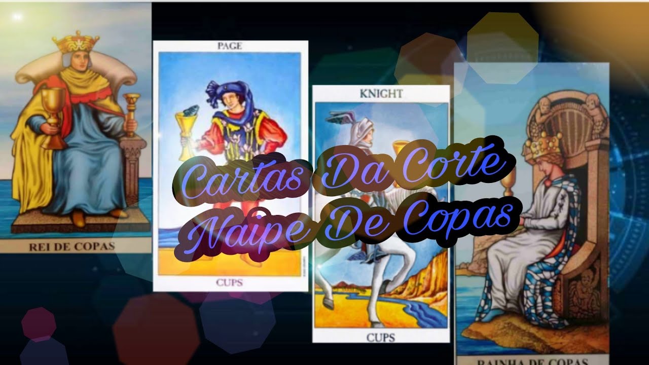 ✨🔮Aula de tar&ocirc;  34. Arcanos menores Cartas da corte  naipe de copas🔮✨