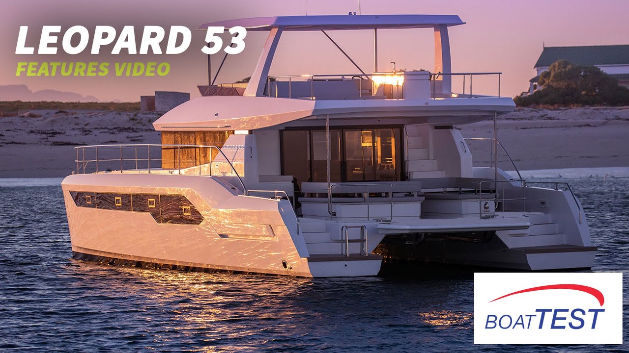 Leopard 53 PC (2020) — Видеоролики с характеристиками от BoatTEST.com