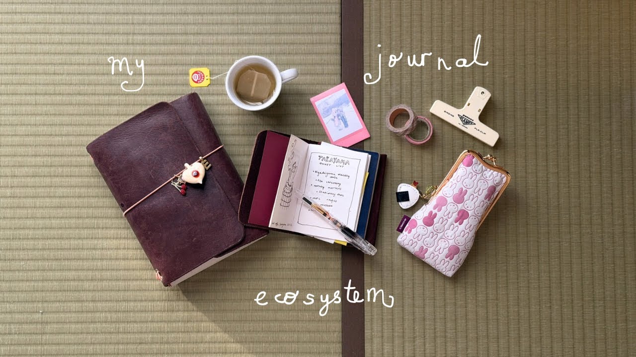 my journal ecosystem ✉️ (travel edition) 