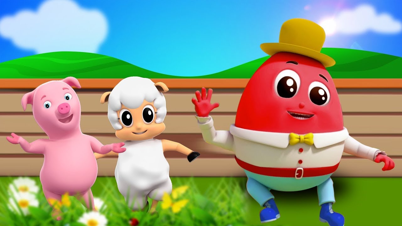 Humpty Dumpty assis sur un mur | comptine en fran&ccedil;ais | fran&ccedil;aise enfants chanson | Preschool Song