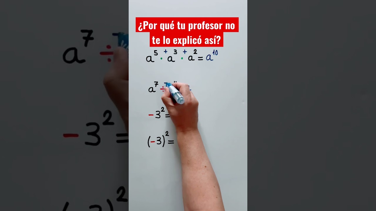 Ejercicios de &Aacute;LGEBRA 🤔