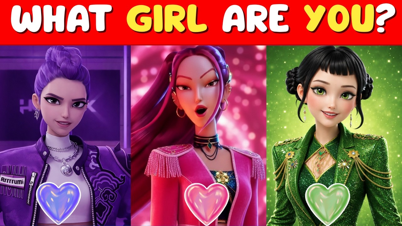 KPOP DEMON HUNTERS Personality Quiz: Are you Rumi, Mira, or Zoey? (HUNTR/X)