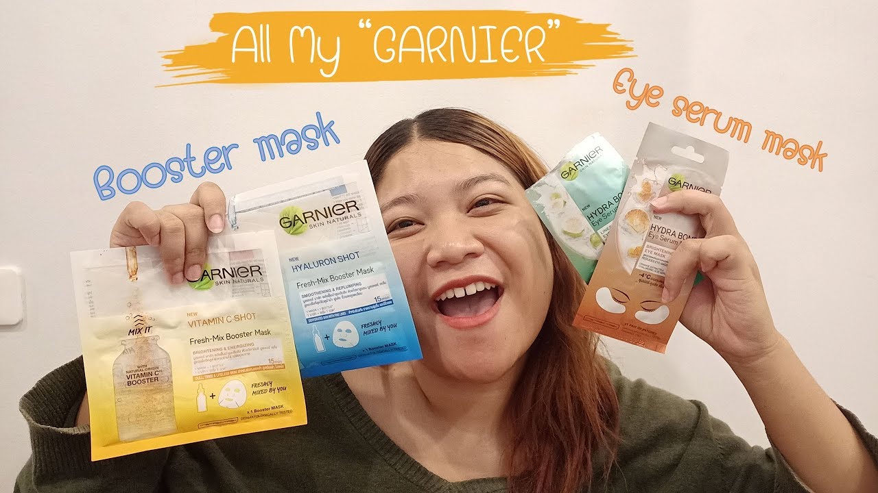 รีวิวแน่นๆ!!!!! จัดเต็มกับ Garnier ฺBooster Mask & Hydra bomb  ใน 1 อาทิตย์