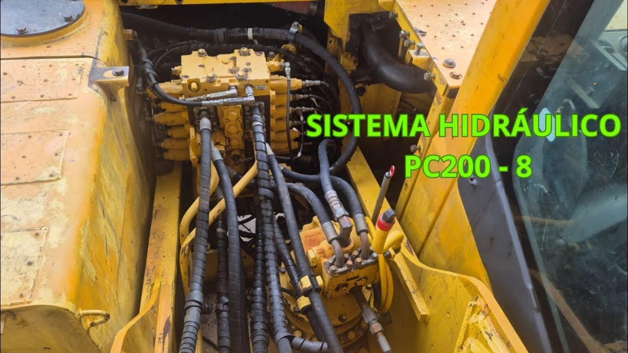 EXPLICAÇÃO DO SISTEMA HIDRÁULICO DA PC2OO -8