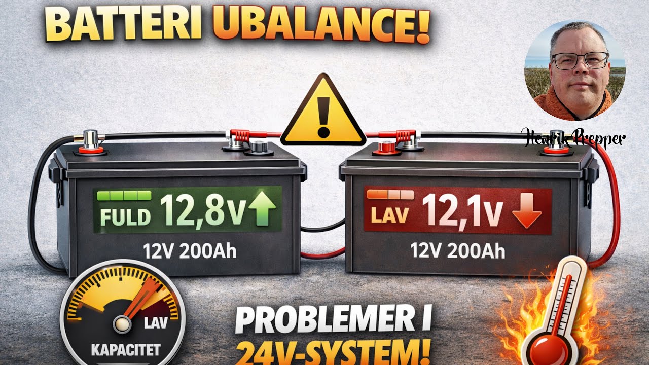 Manuel vs automatisk styring af af batteri ubalance