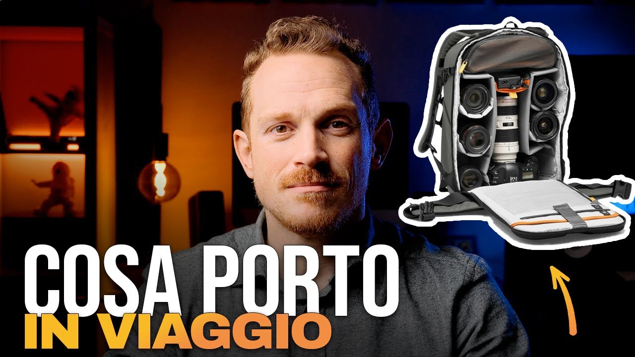VIAGGIARE con la FOTOCAMERA | Che Borsa Fotografica e Zaino Usare per Muoversi in Aereo e Treno?