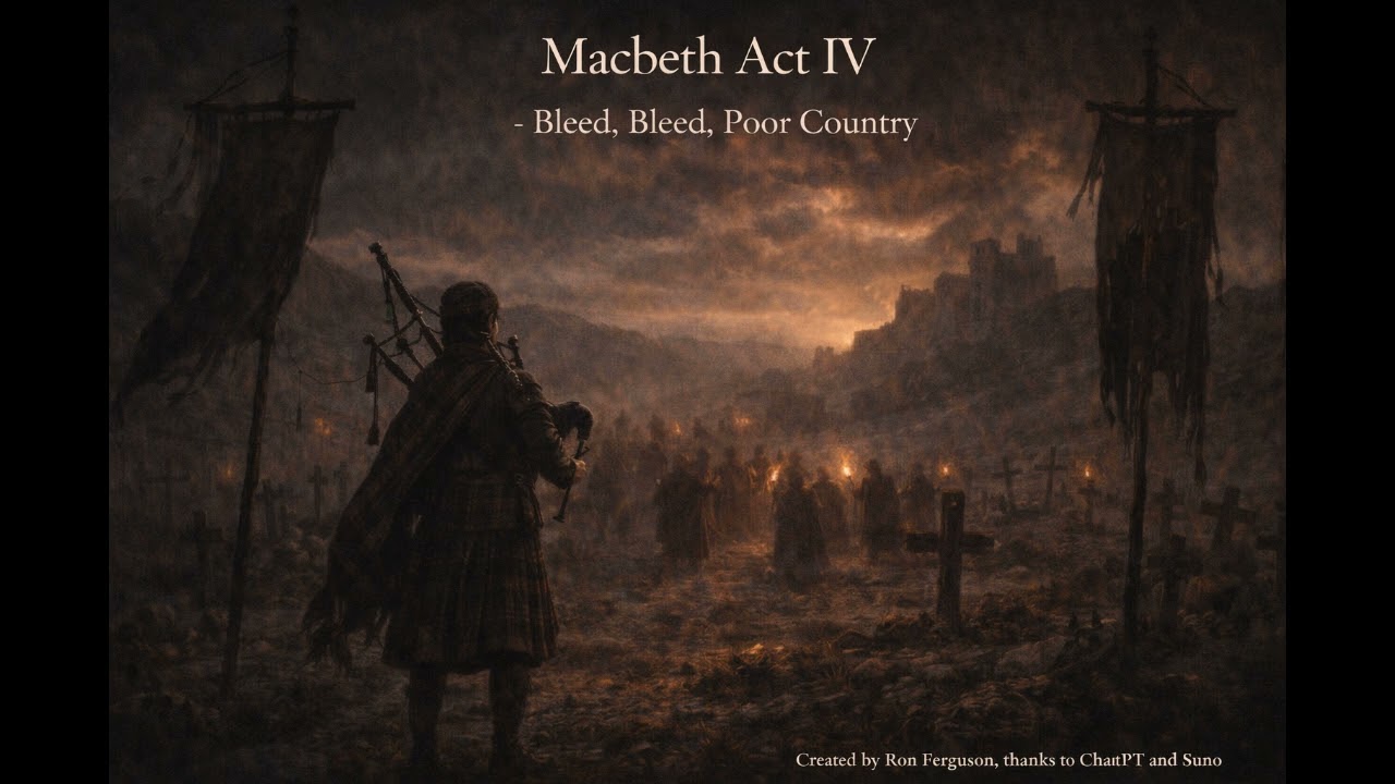 Macbeth Act IV:  Bleed, Bleed, Poor Country 