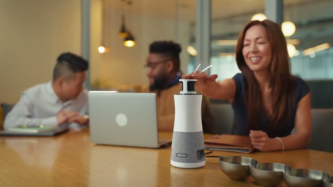 RICOH Meeting 360 | Plug & Play 3-in-1 Video Conferencing Camera, speaker and mic