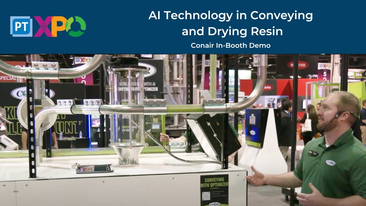 AI Technology in Conveying and Drying Resin | PTXPO 2025 In Booth Demos