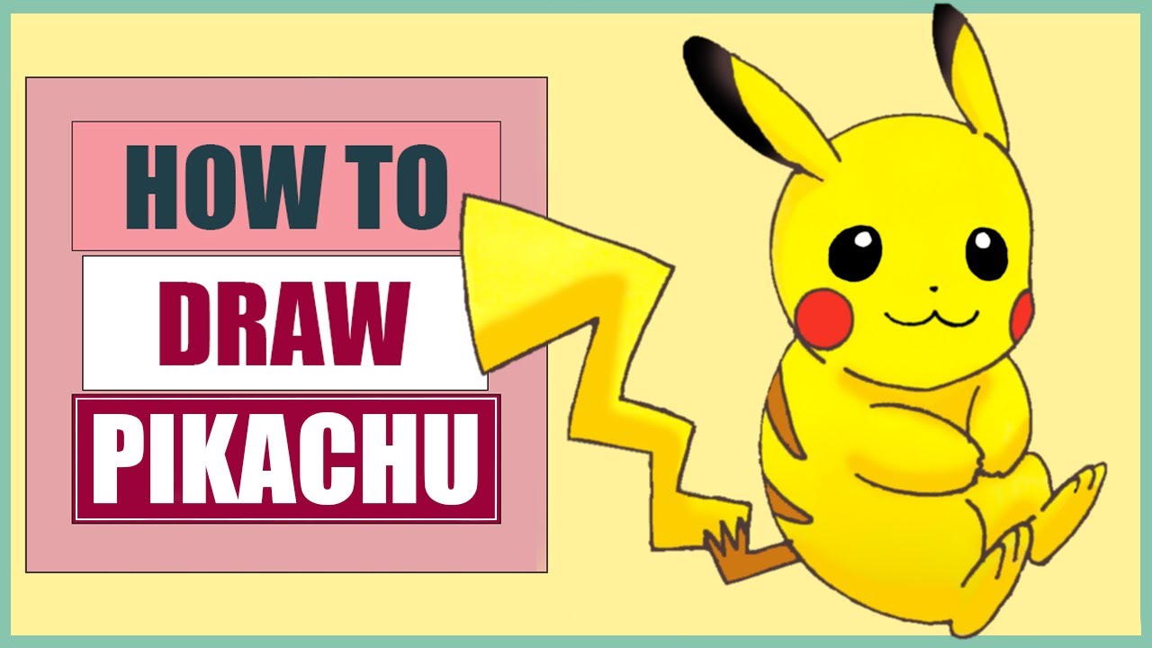 How to Draw Anime [PIKACHU from POKEMON]