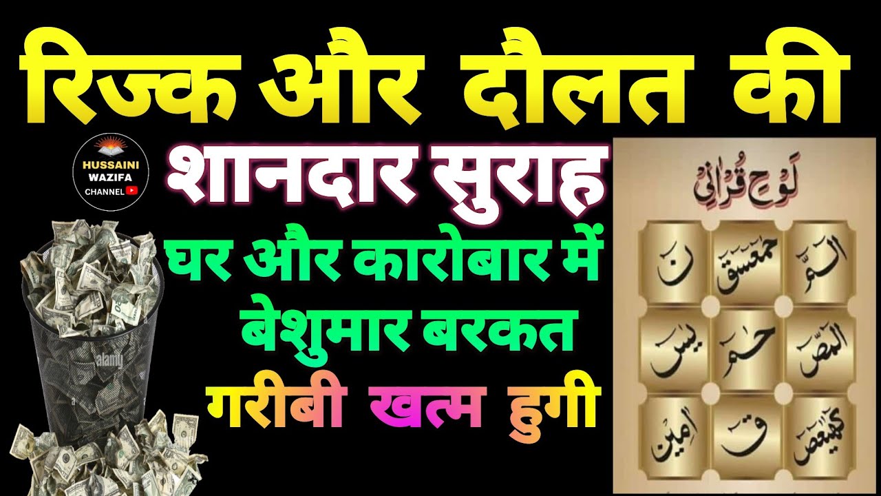 Karobar me Barkat ki surah | qarz ada hone ki dua | har pareshani ki dua  | har hajat ki dua