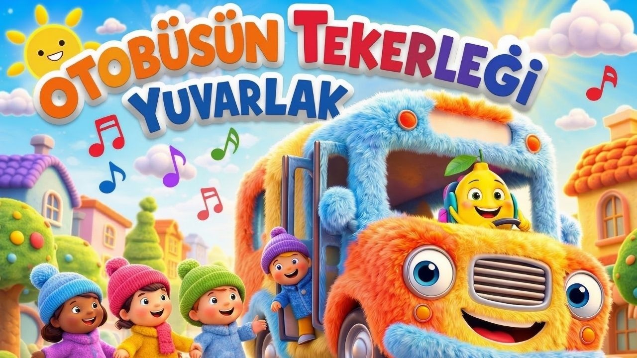 Otobüsün Tekerleği Yuvarlak Şarkısı - Çocuklar İçin Eğlenceli Müzik Dinle | Baby Lime TV