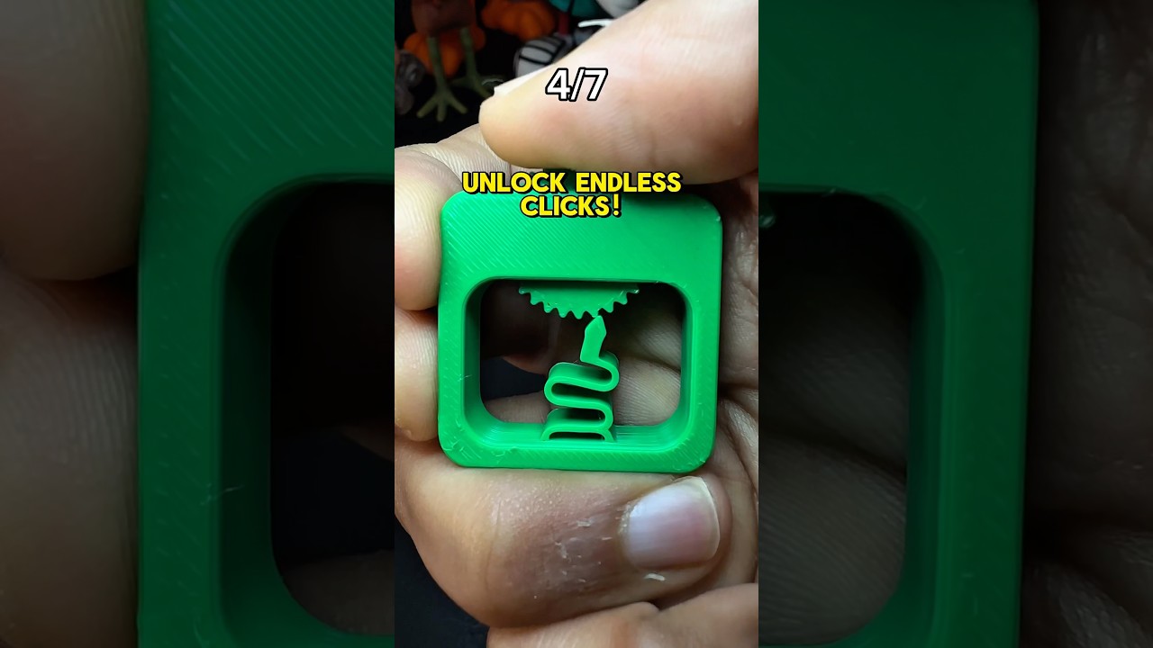7 Cool & Satisfying 3D Printed Fidget Toys in 60 Seconds! #3dprinting #fidgettoys  #satisfying